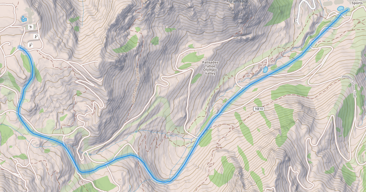 Map preview of Mountain Run