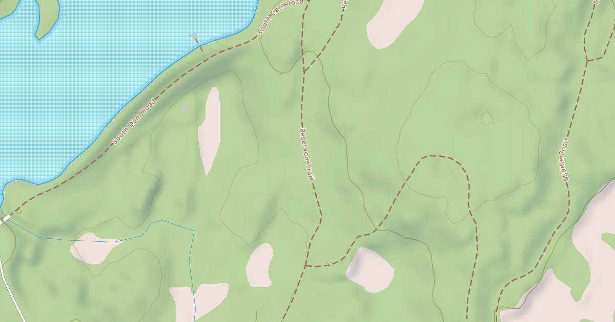 Map preview of Reservoir Trail