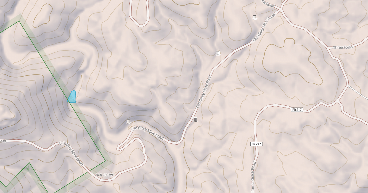 Map preview of OLD GLORY MINE
