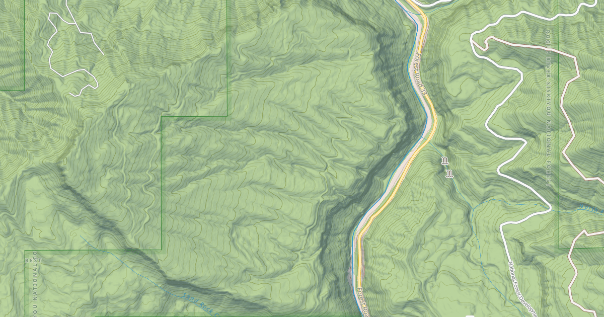 Map preview of SAND ROCK MTN