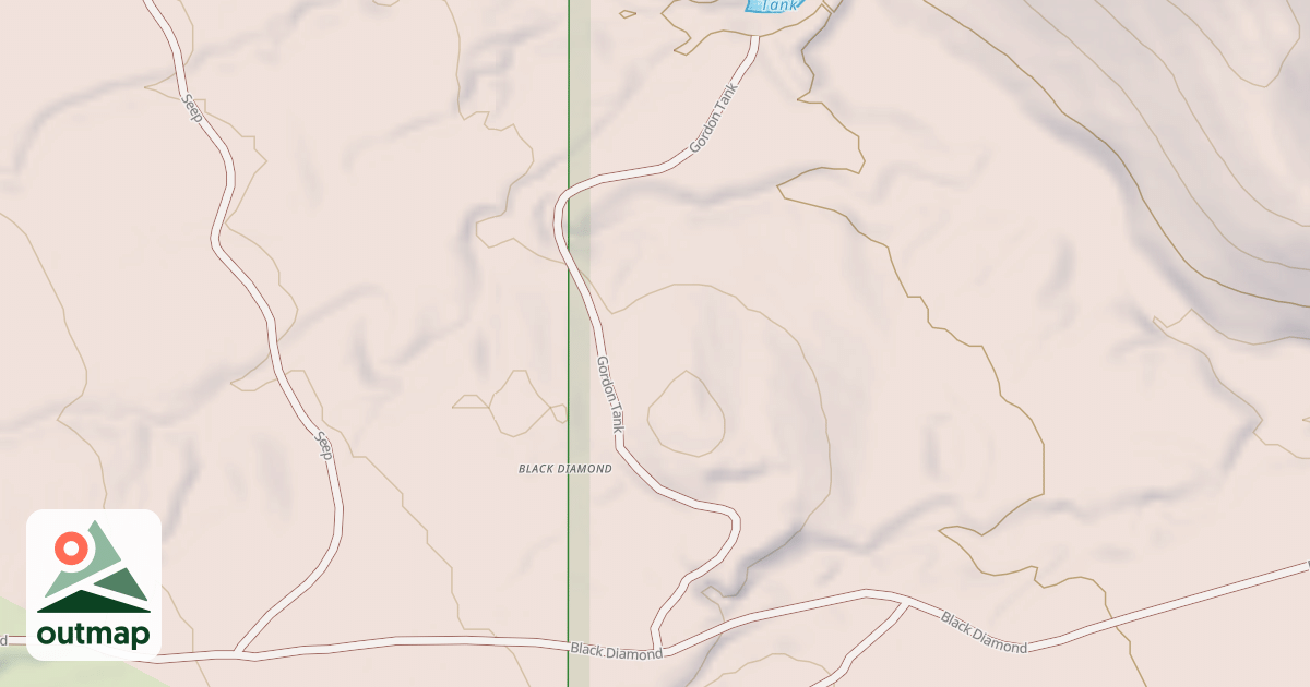 Map of GORDON TANK
