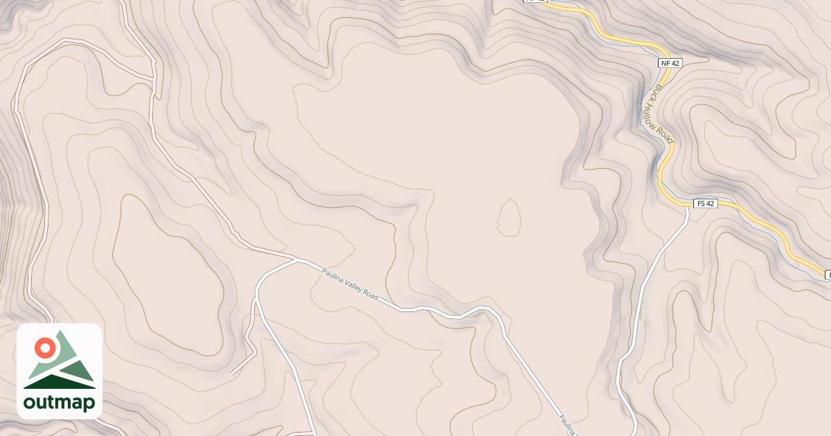 Map of USFS Motor Vehicle Use Map Roads {13BBEC63-2215-46A6-83E1-20290A84EEBA}