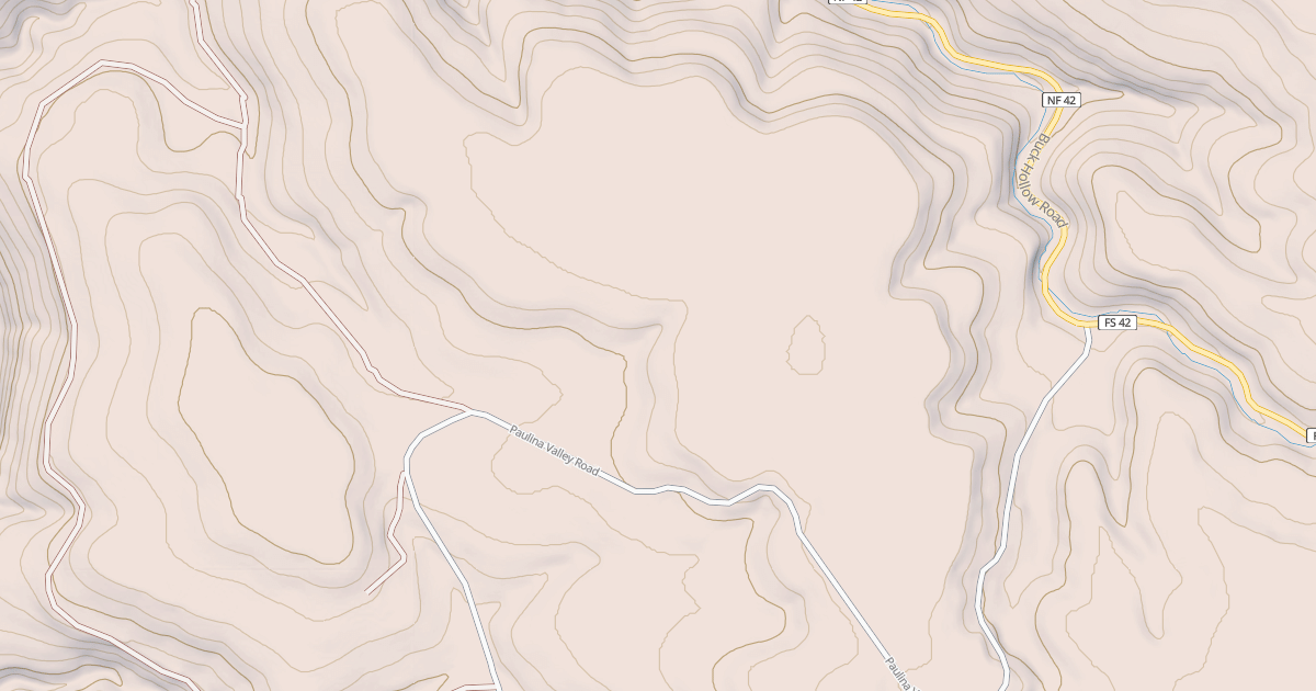 Map preview of USFS Motor Vehicle Use Map Roads {13BBEC63-2215-46A6-83E1-20290A84EEBA}