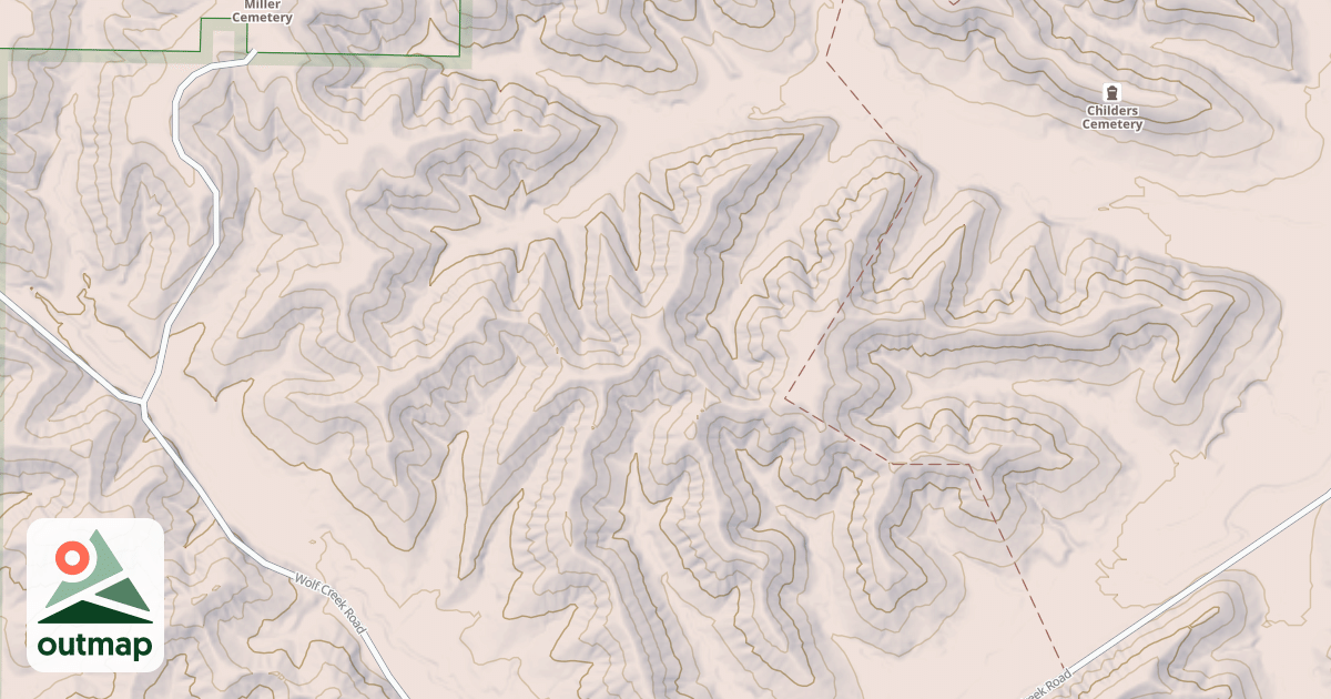 Map of HONEY SCHOOL LOOKOUT
