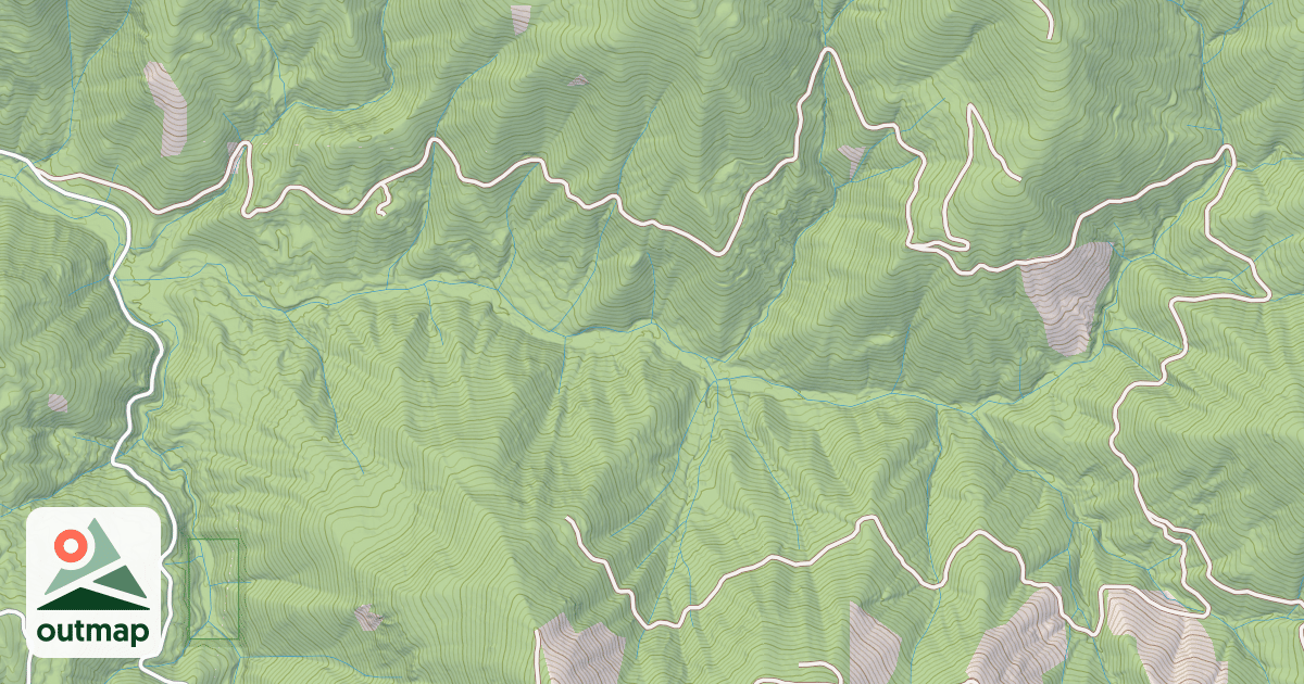 Map of LEFT FORK SUCKER CREEK