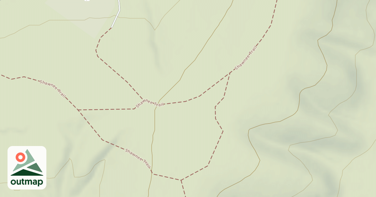 Map of Shawnee State Park Trails