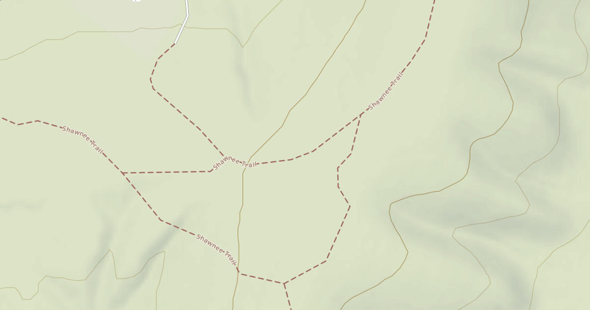 Map preview of Shawnee State Park Trails