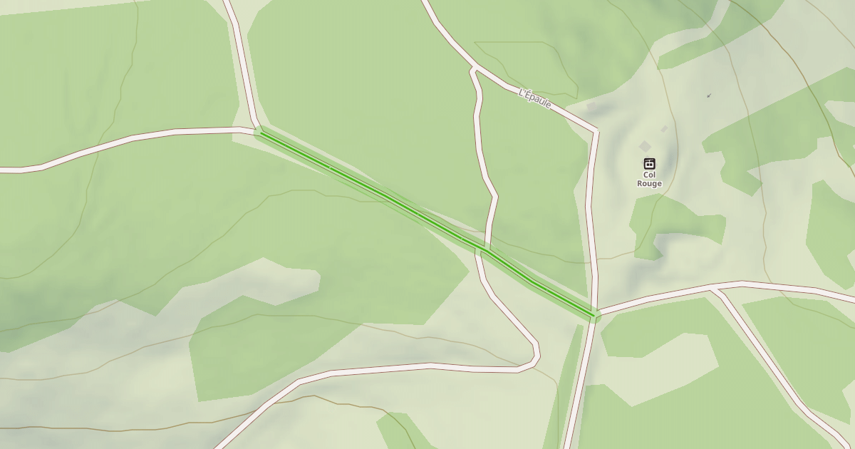 Map preview of Retour Airelles