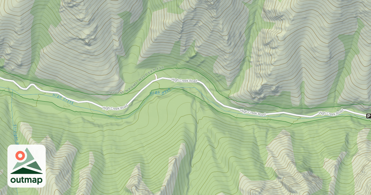 Map of HIGHCREEK