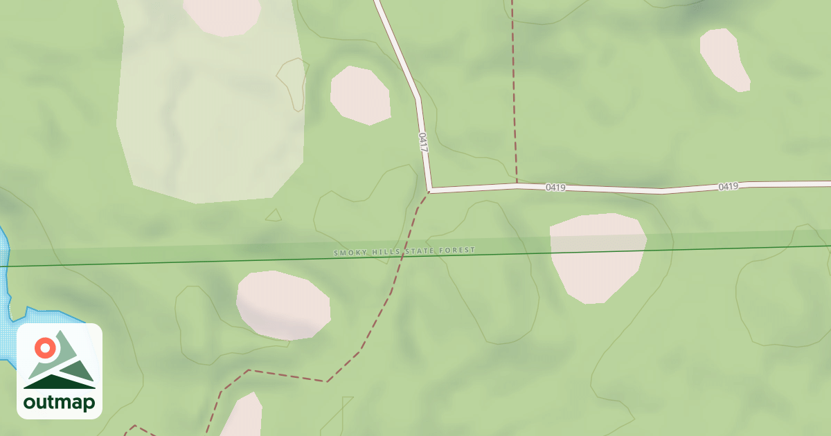 Map of Smoky Hills