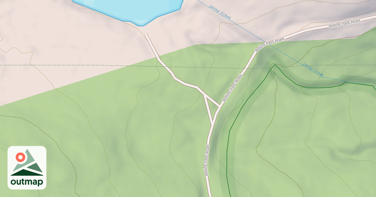 Map of JENNY LAKE