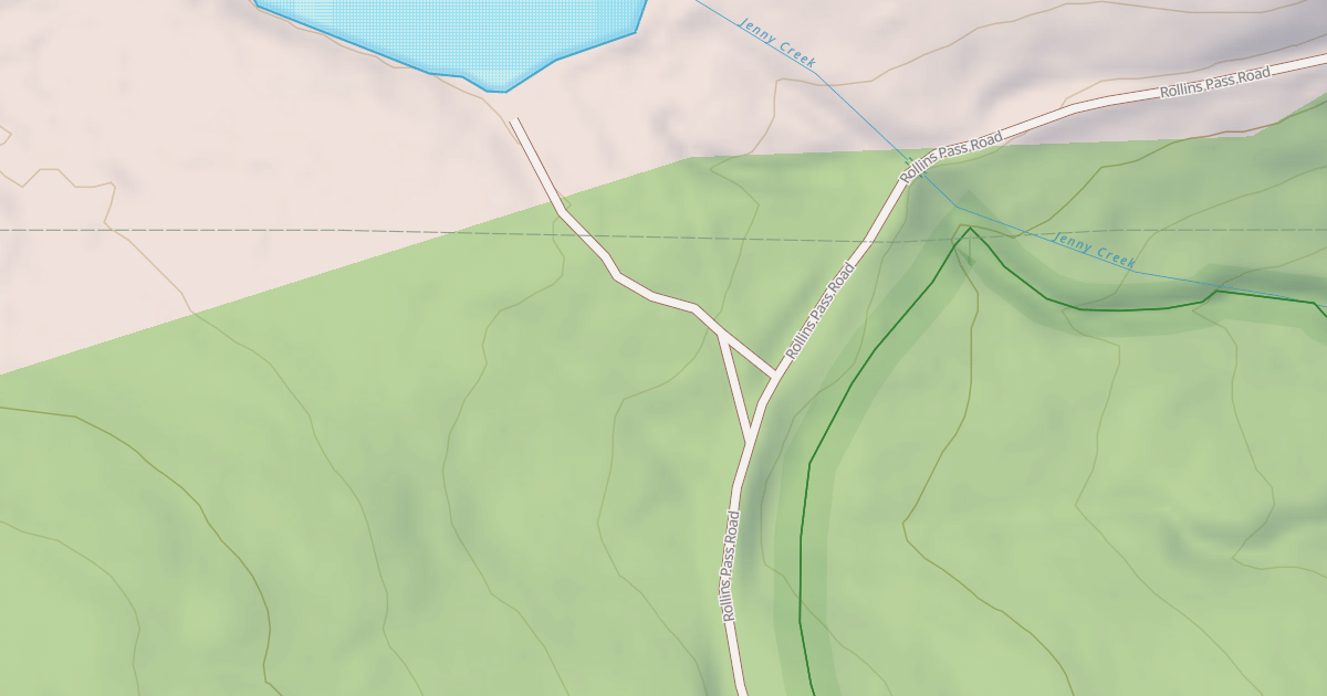 Map preview of JENNY LAKE