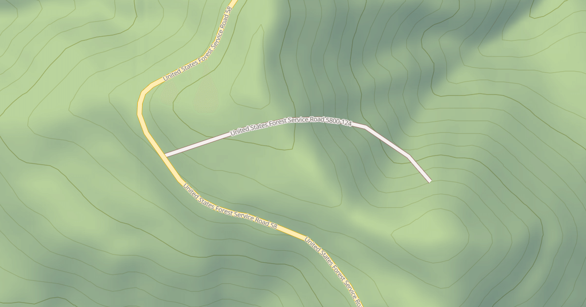 Map preview of USFS Motor Vehicle Use Map Roads {F7781091-24DF-41EB-827A-940621A6D4D7}