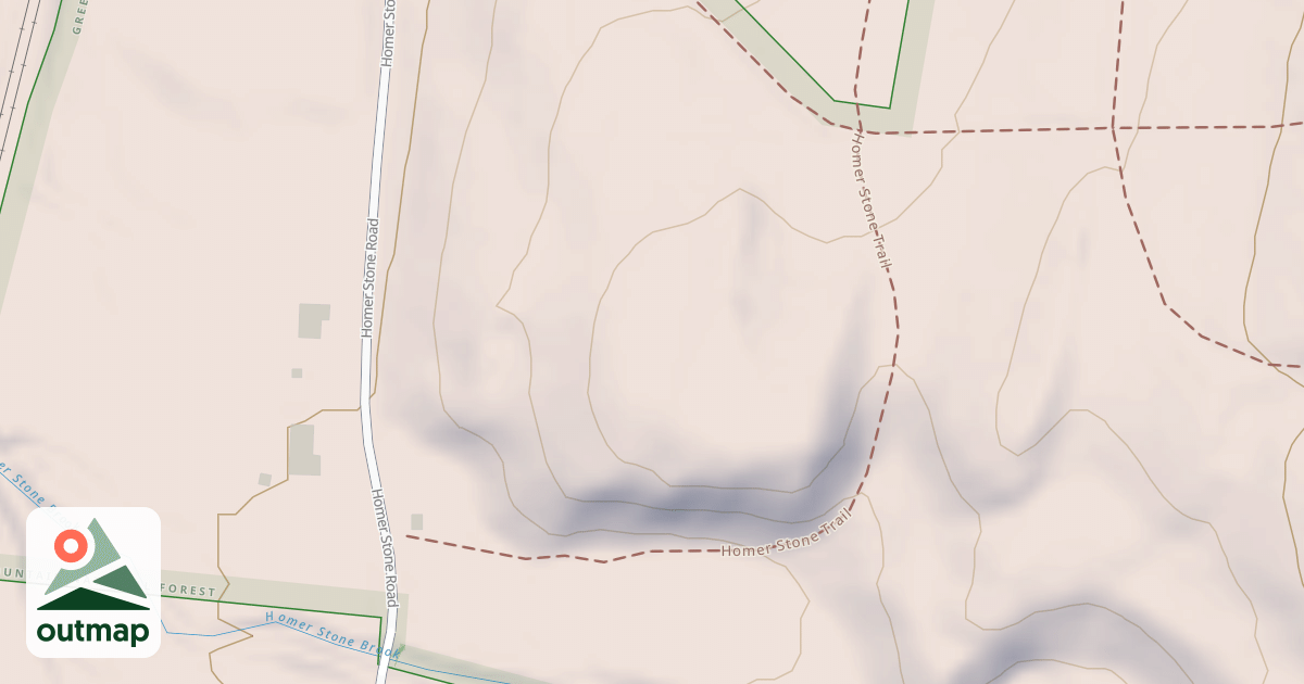 Map of Homer Stone