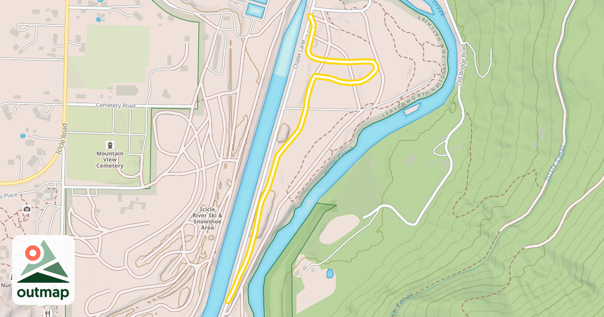 Map of Barb's Meadow Loop