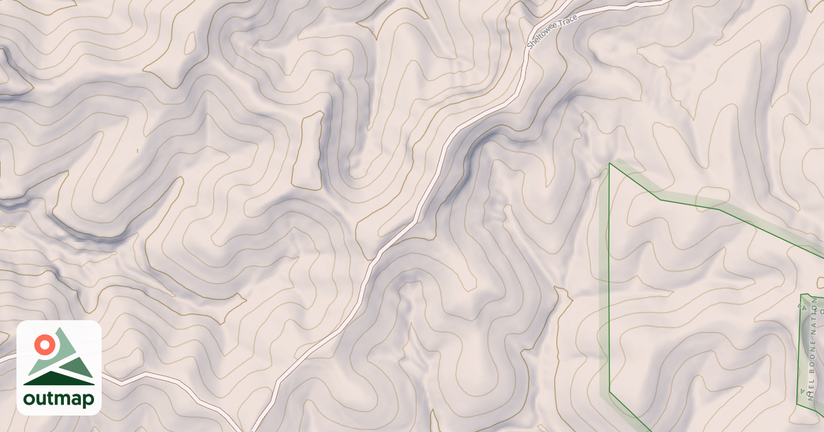 Map of HAWK CREEK