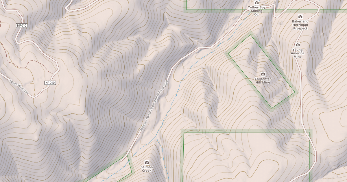 Map preview of SALMON CR