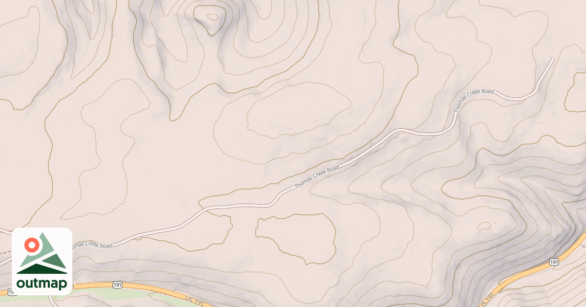 Map of THOMAS TS