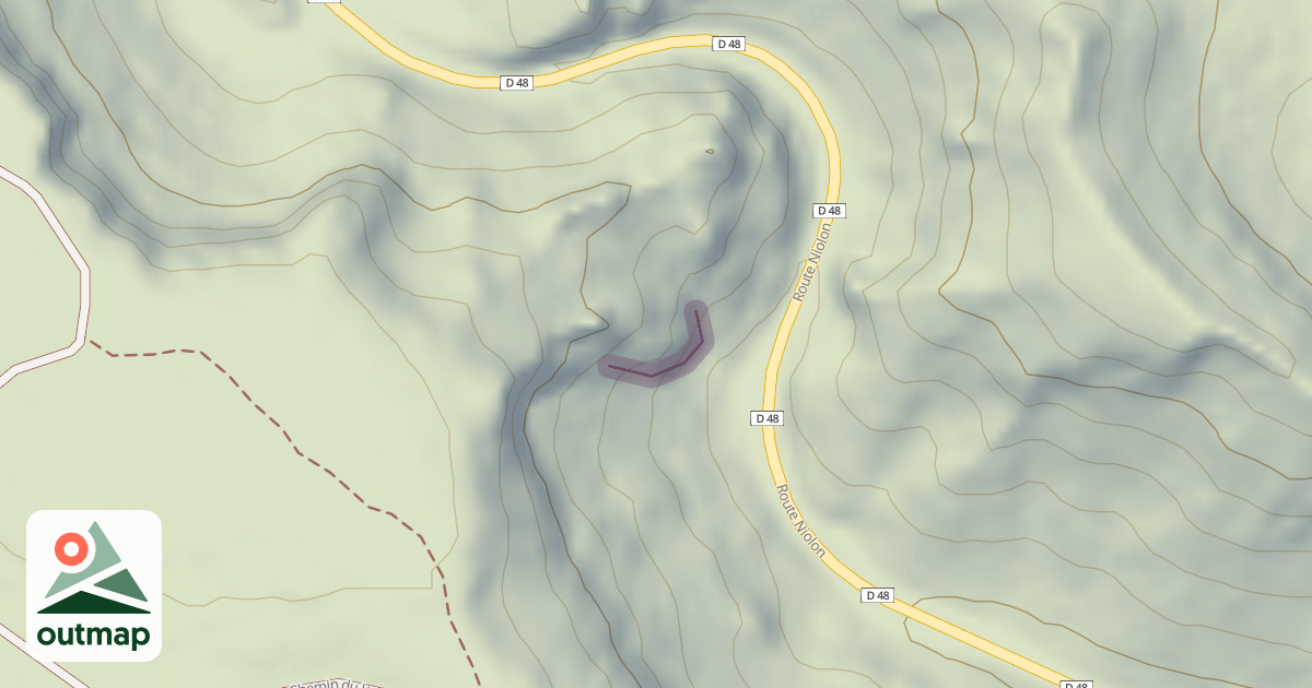 Map of La Boule