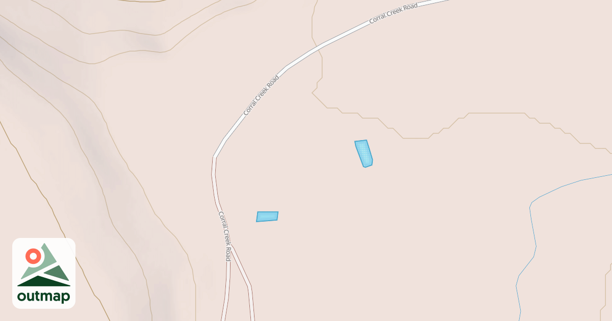 Map of CORRAL CREEK