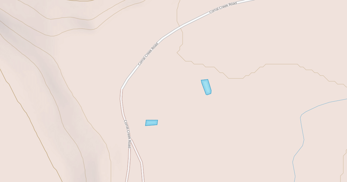 Map preview of CORRAL CREEK