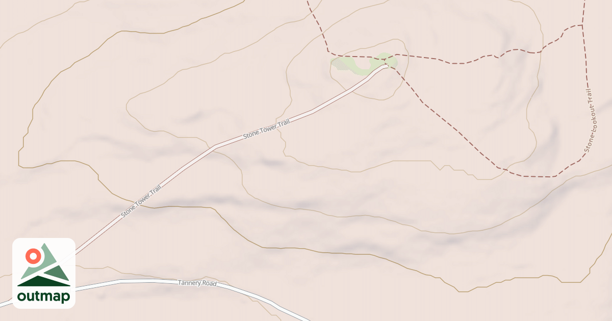 Map of Pinchot State Forest - Thornhurst Snowmobile Trails