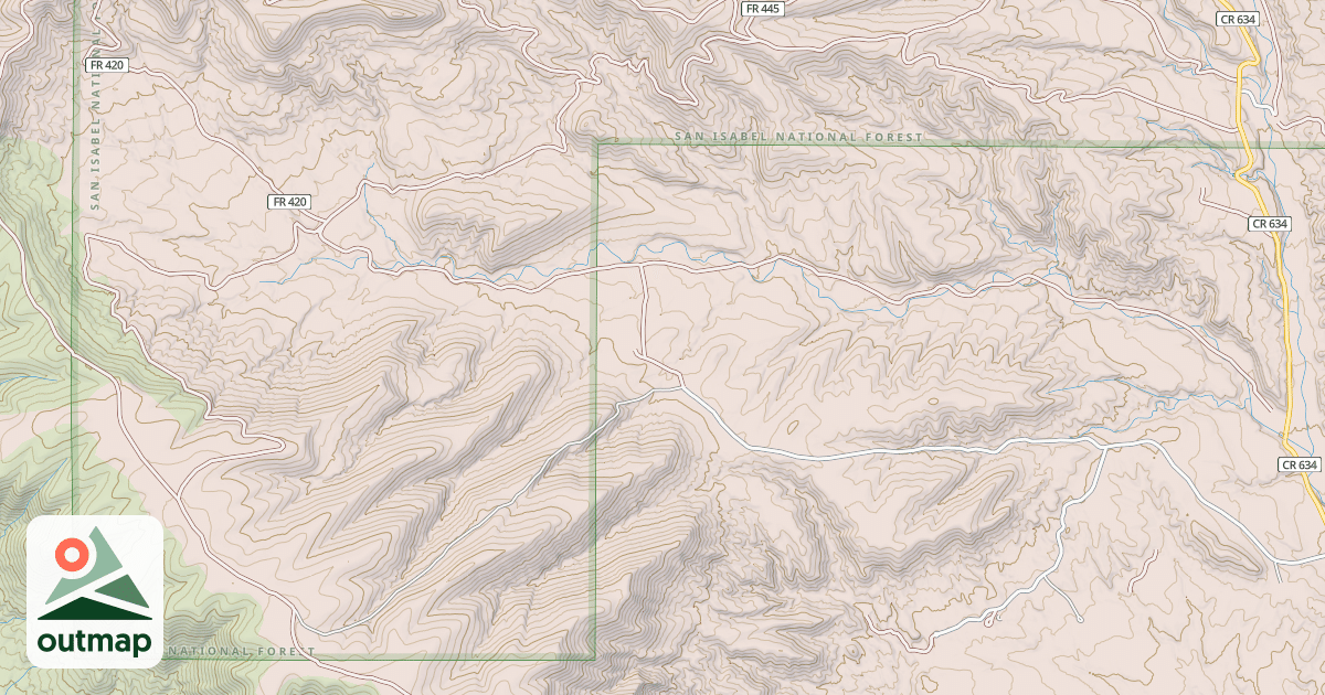 Map of BLACK MTN.