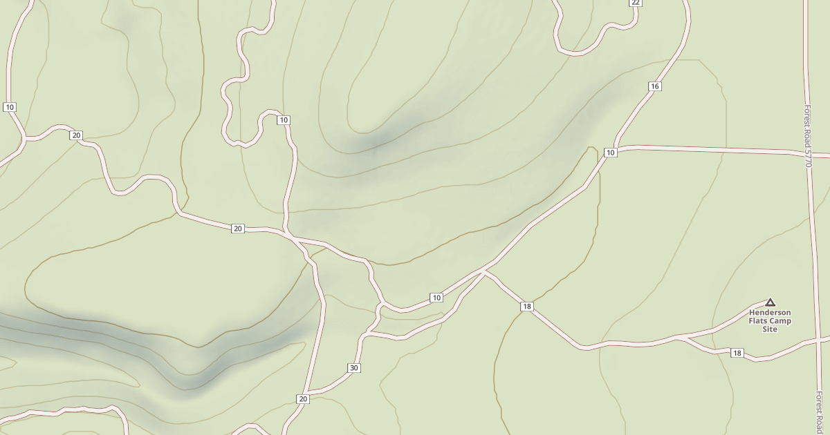 Map preview of USFS Motor Vehicle Use Map Roads {4DDCFAA8-EF75-4530-960F-907E924E818F}