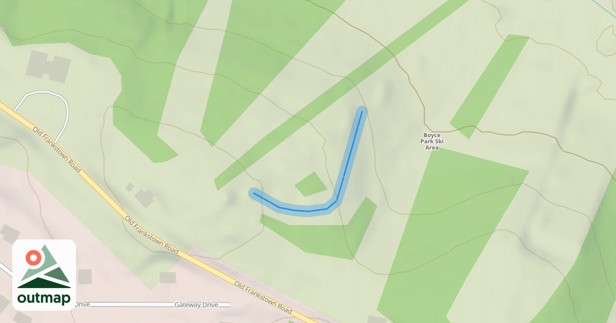 Map of Pine Valley Terrain Park