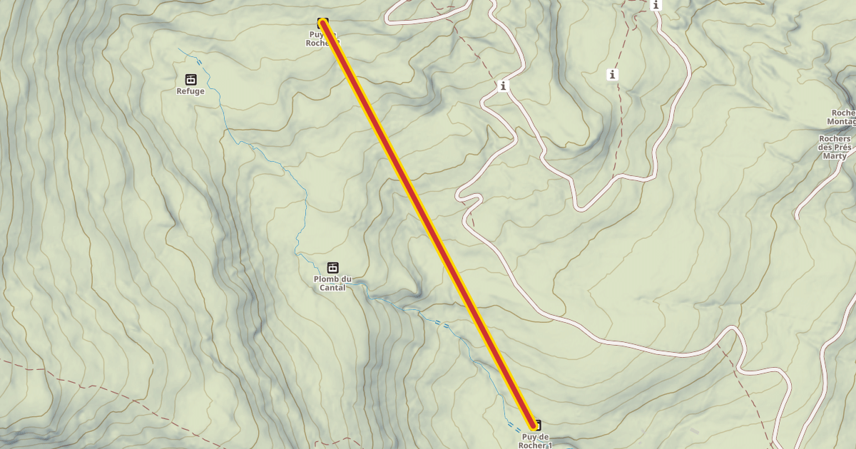 Map preview of Puy de Rocher 2
