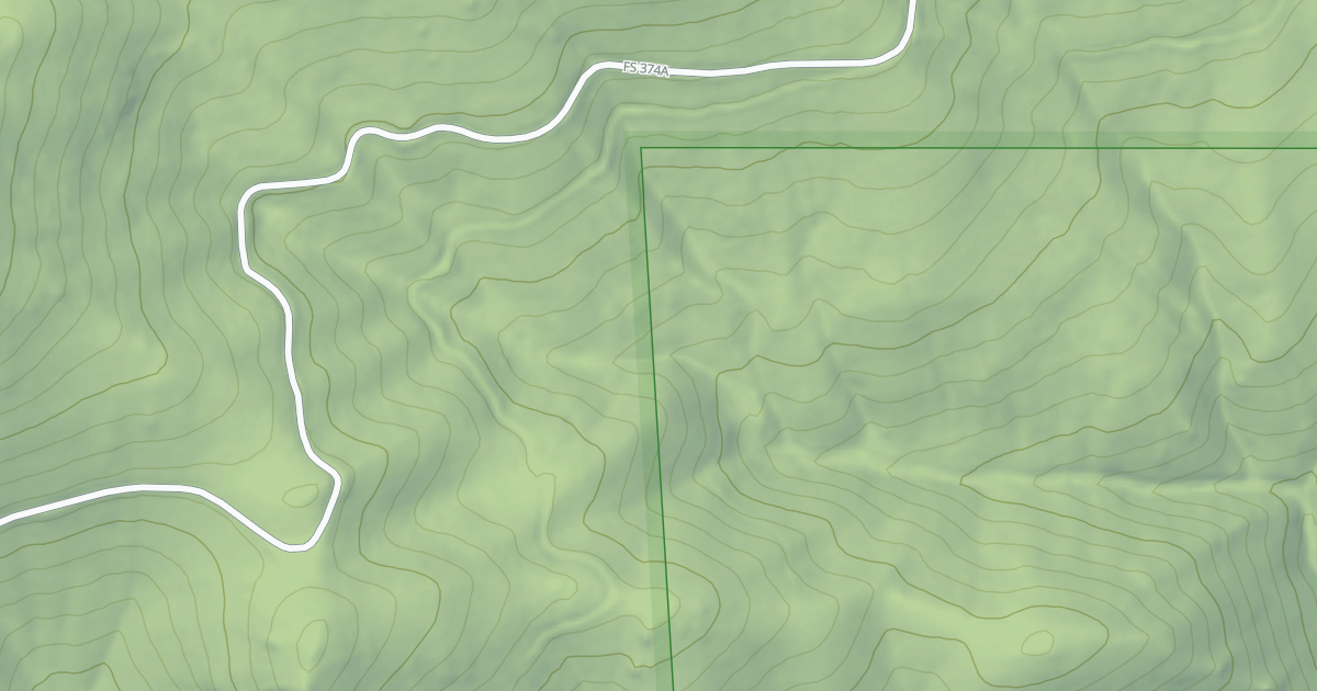 Map preview of (FDR) WEST FK BTTR-HART BENCH