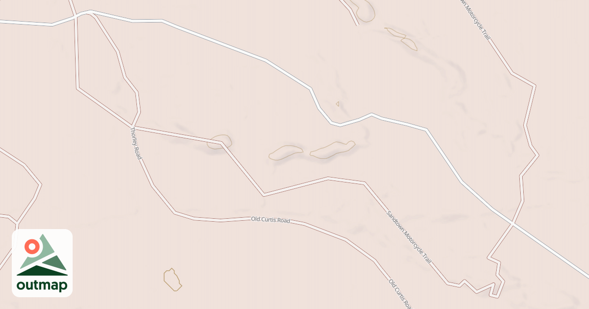 Map of Sandtown Motorcycle Trail