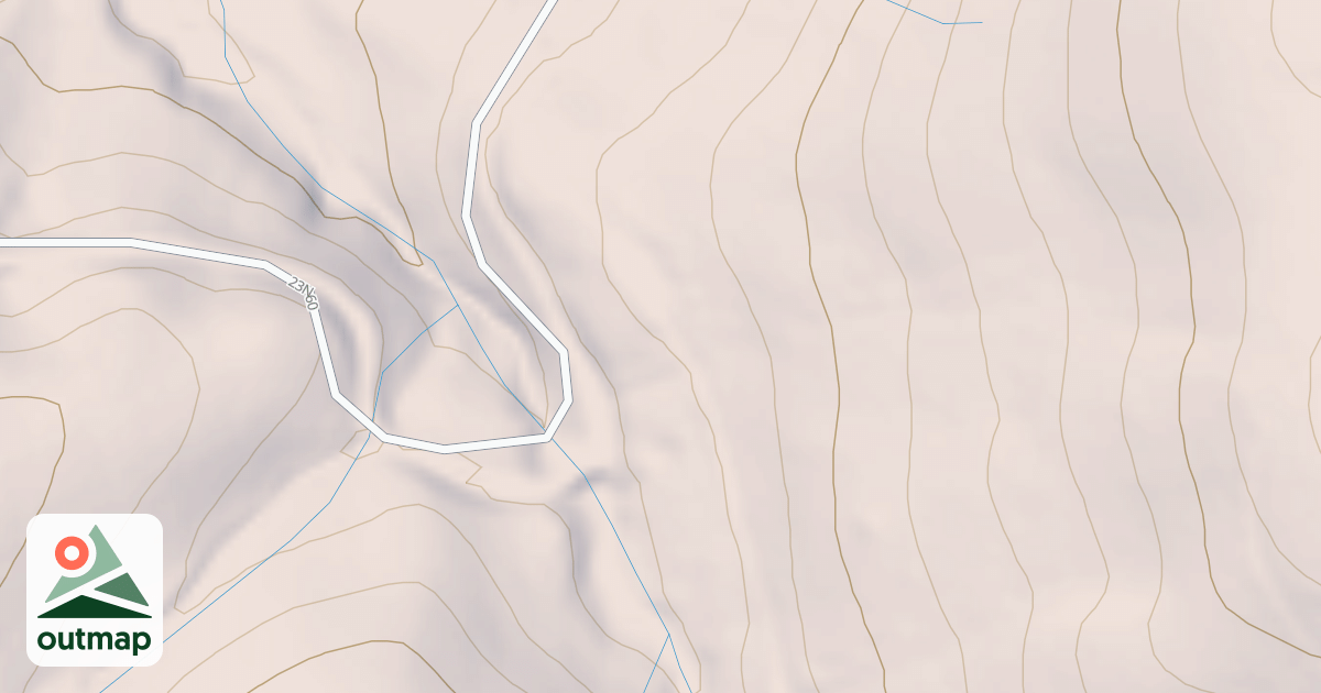Map of CHINA GULCH SPUR E
