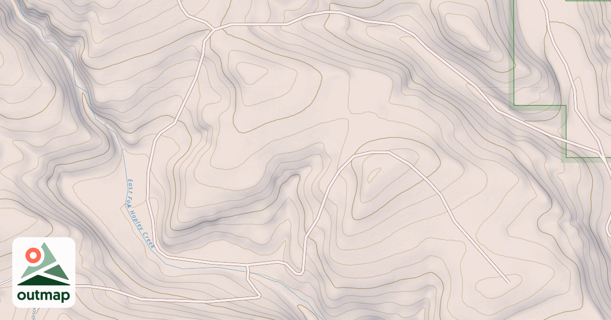 Map of Belt Ridge Jeep