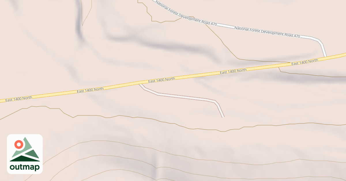 Map of LOWER ROCK CR CG