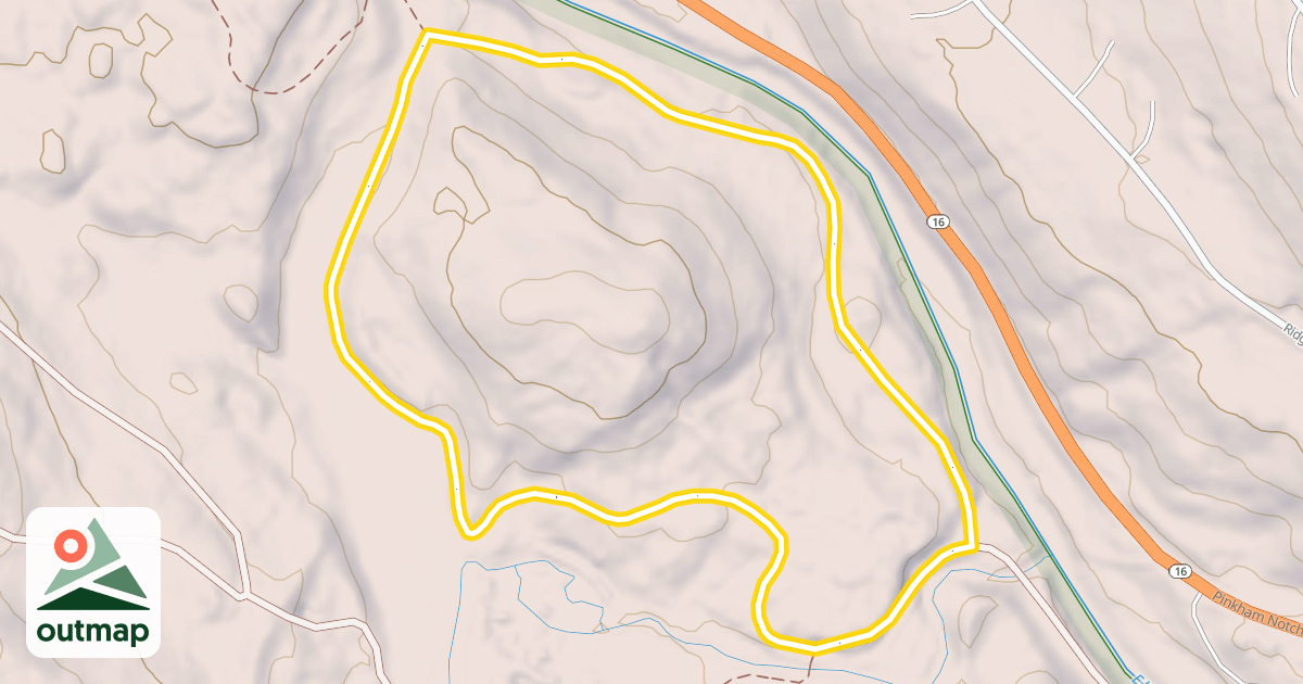 Map of Ellis River Trail