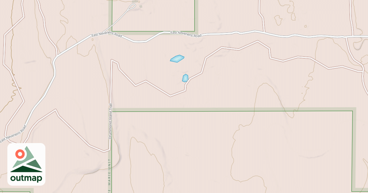 Map of Drummond Island Trail