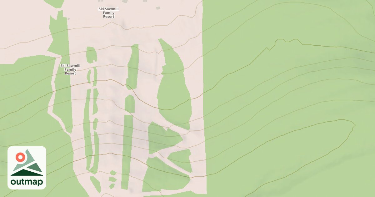 Map of Sawmill Run