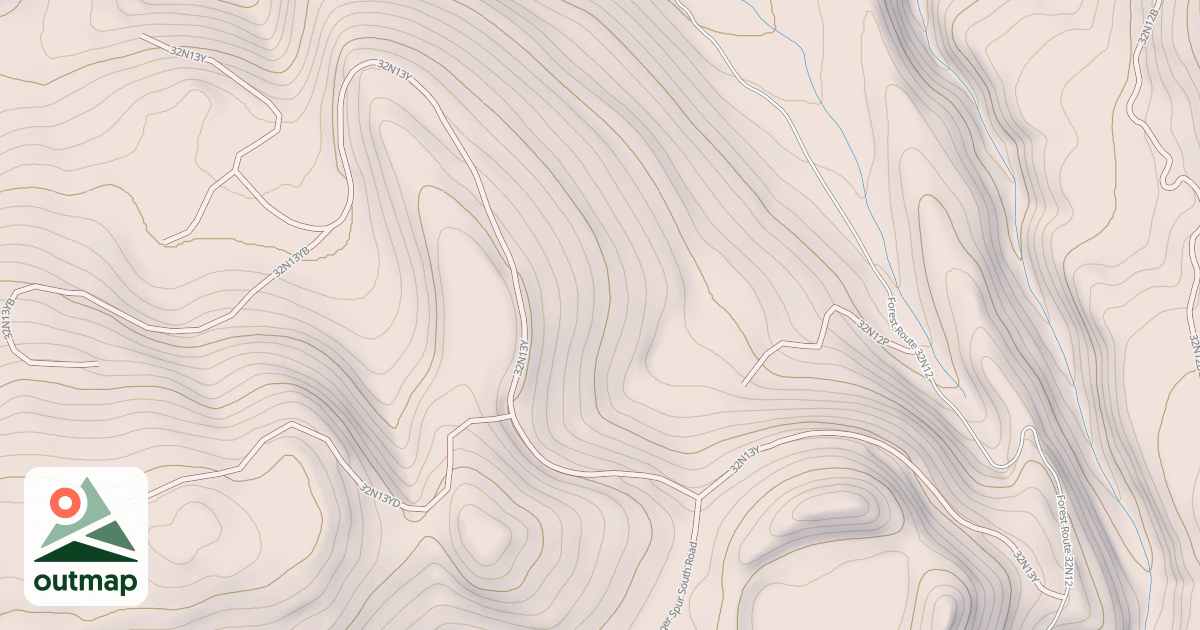 Map of BADGER SPUR
