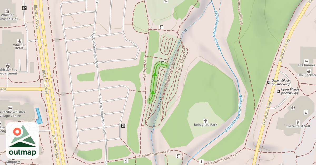 Map of Green Track 2