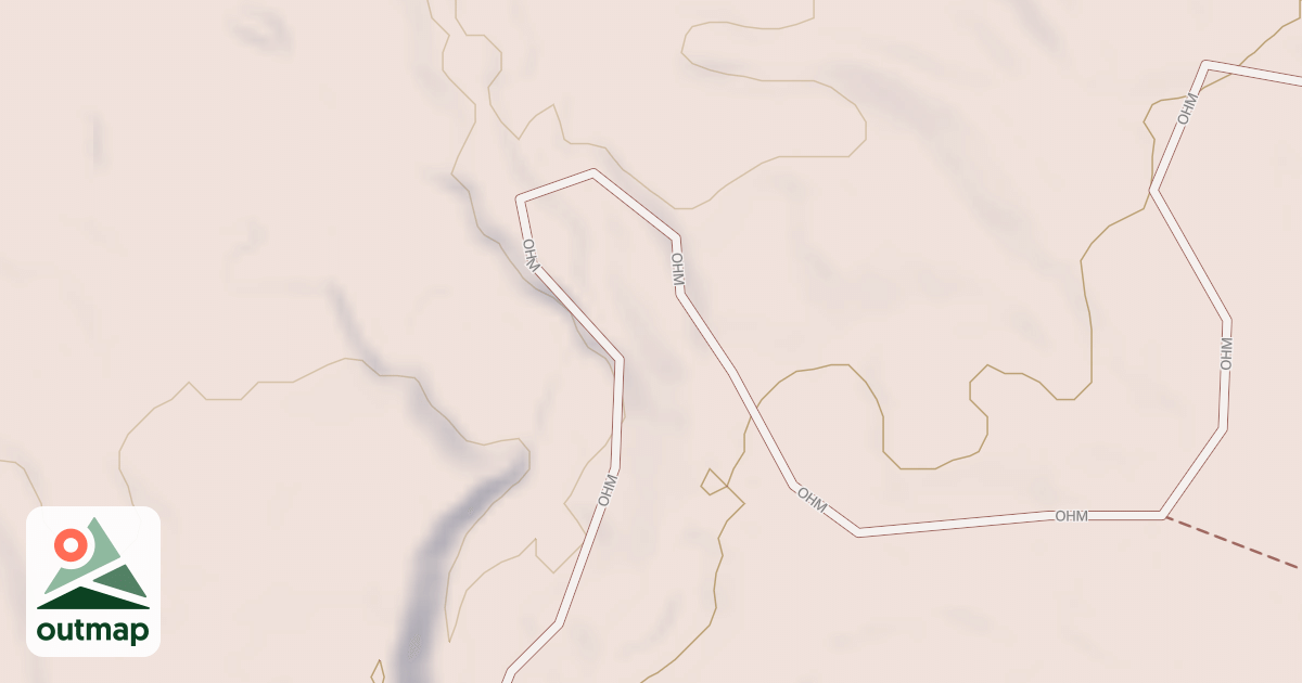 Map of Straight Arrows Trail