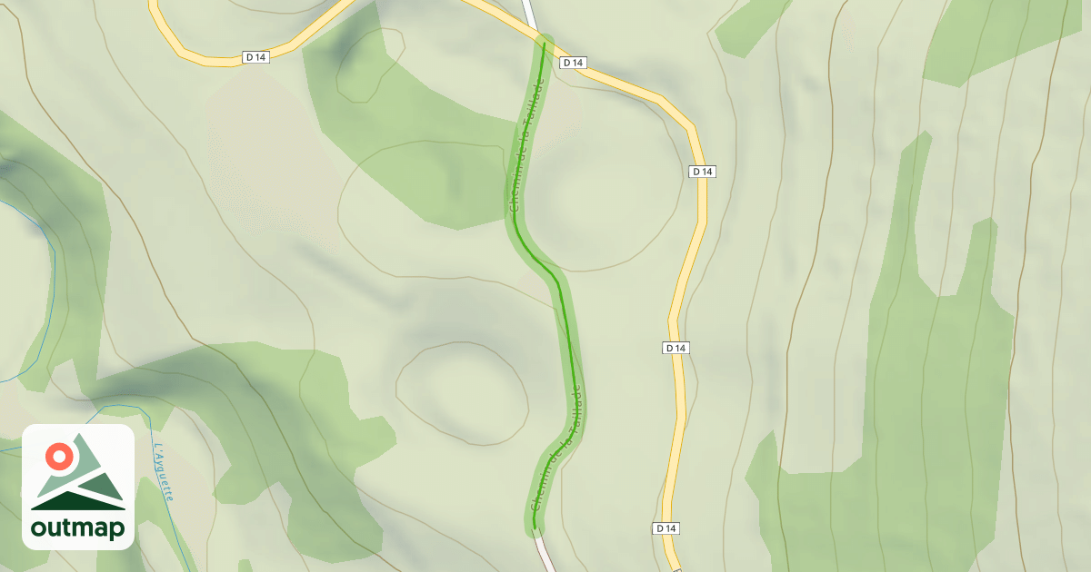 Map of Chemin de la Taillade