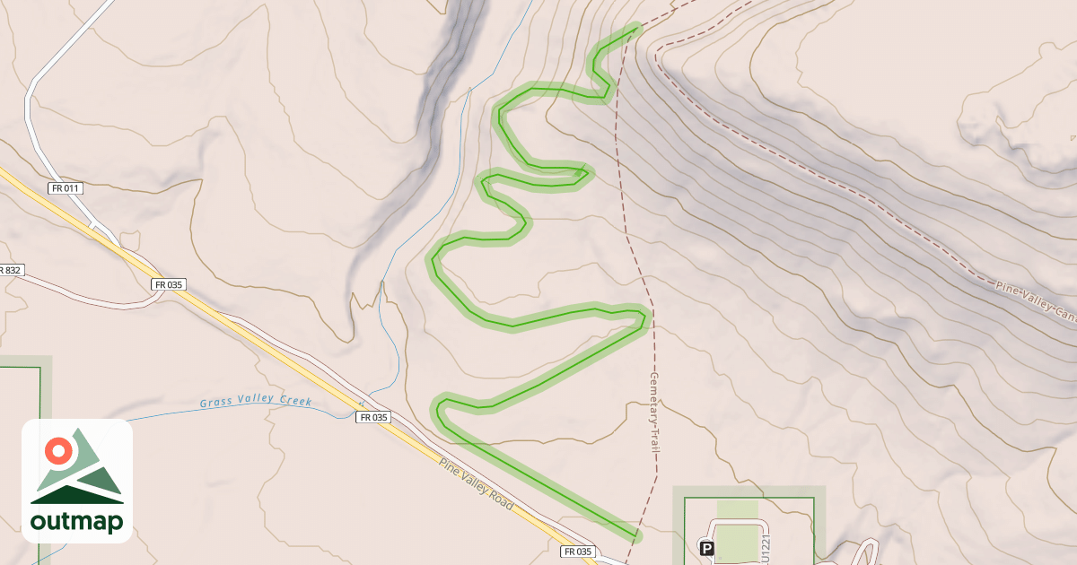 Map of Cemetary Trail