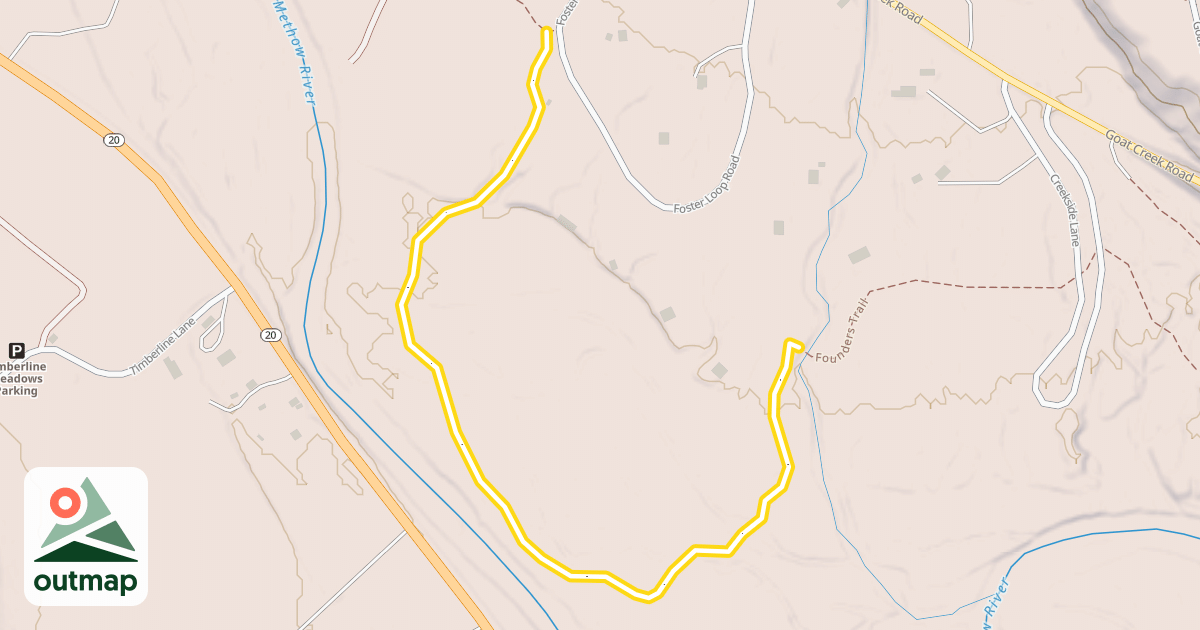 Map of Founders Trail