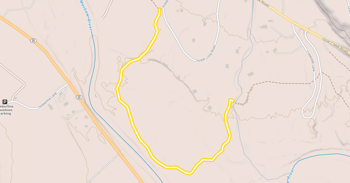 Map preview of Founders Trail