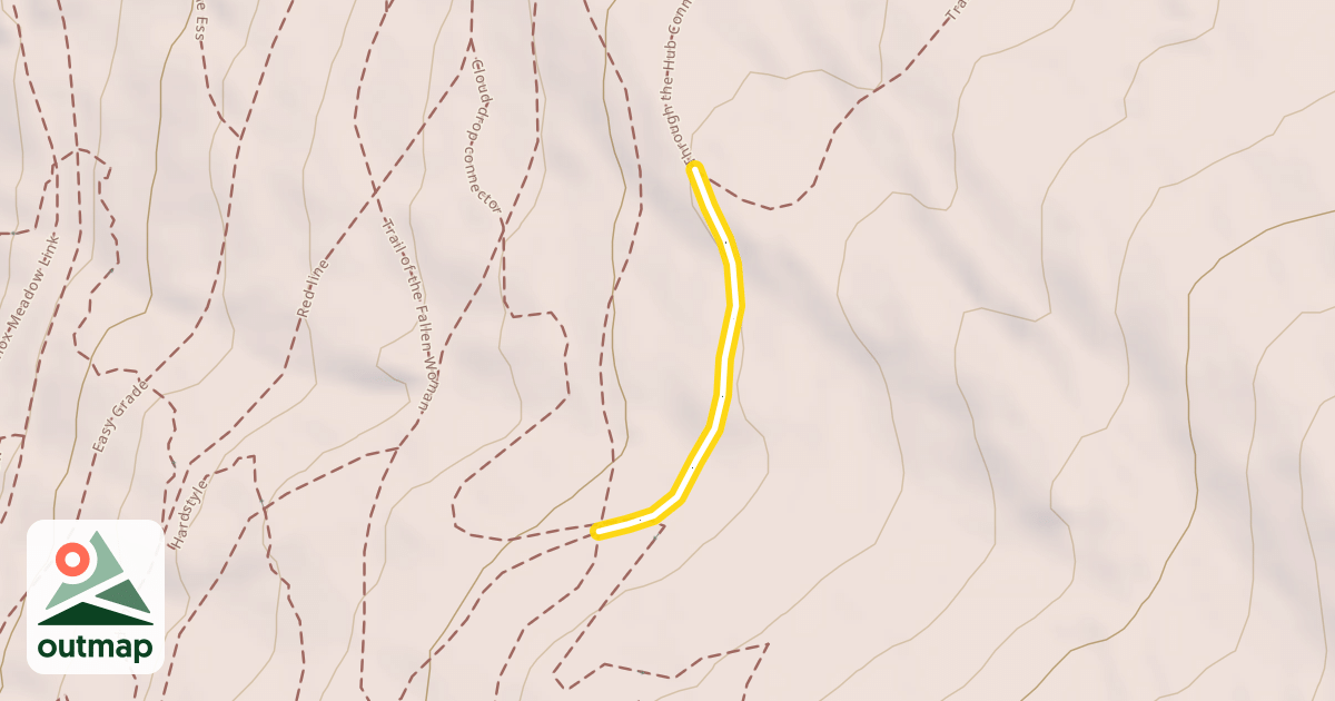 Map of Trail of the Fallen Woman