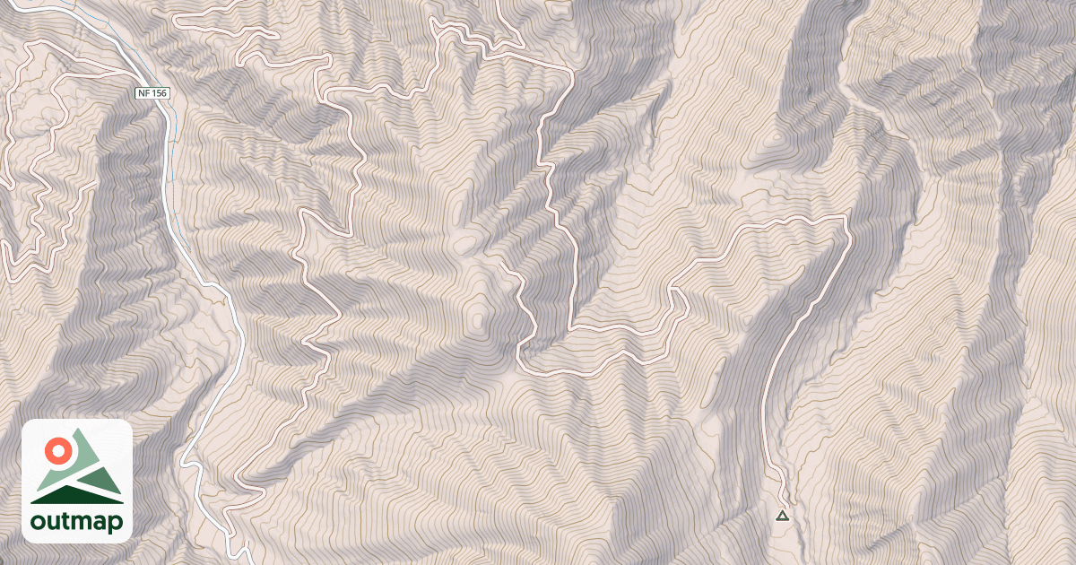 Map of HOT CREEK