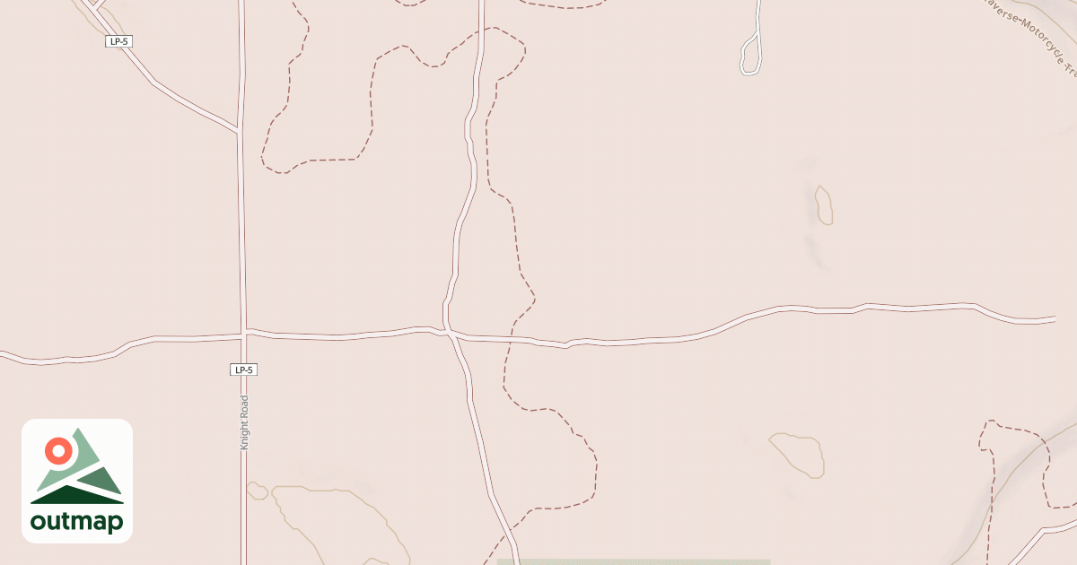 Map of Grand Traverse Motorcycle Trail
