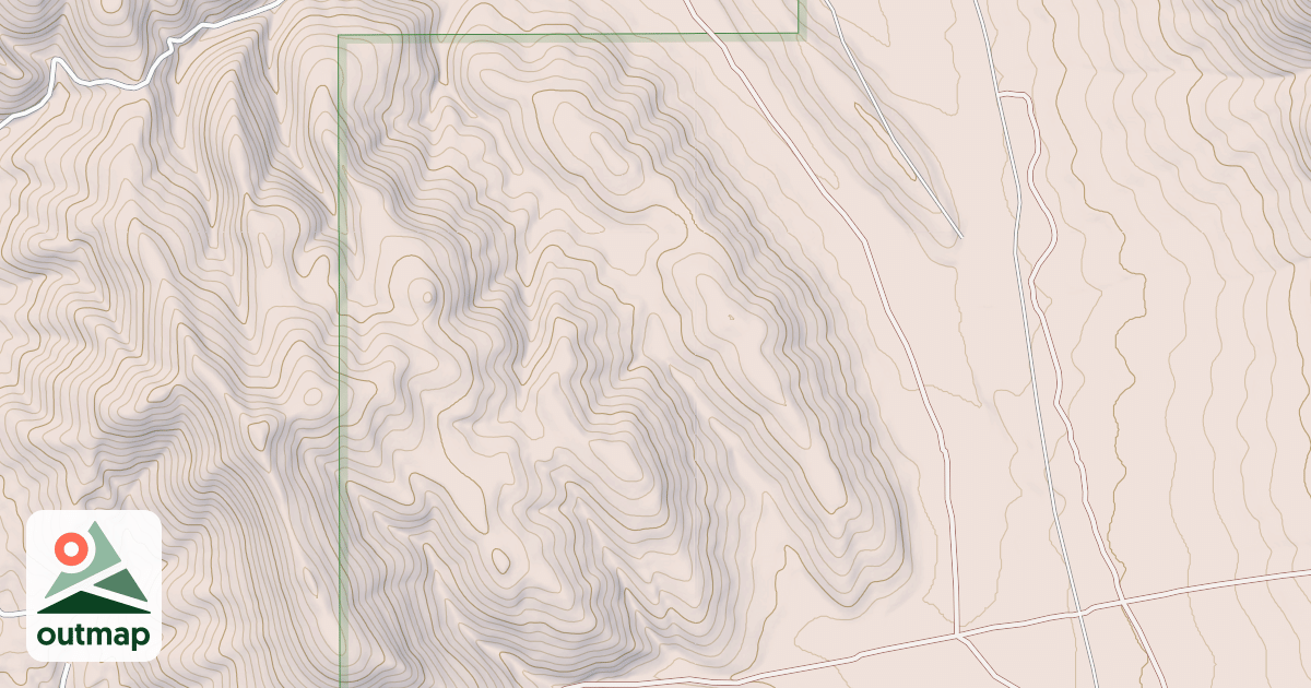 Map of Dry Valley