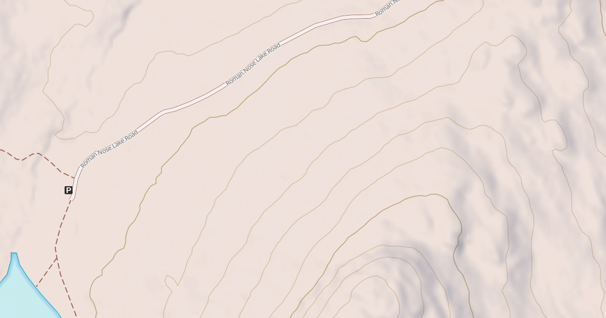 Map preview of ROMAN NOSE LAKE A